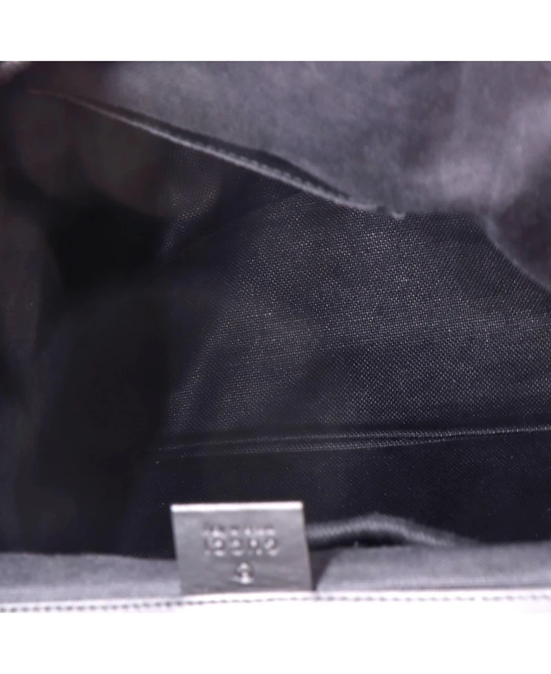 Pre-Owned Gucci Large Double Pocket Buckle Backpack Gg Coated Canvas