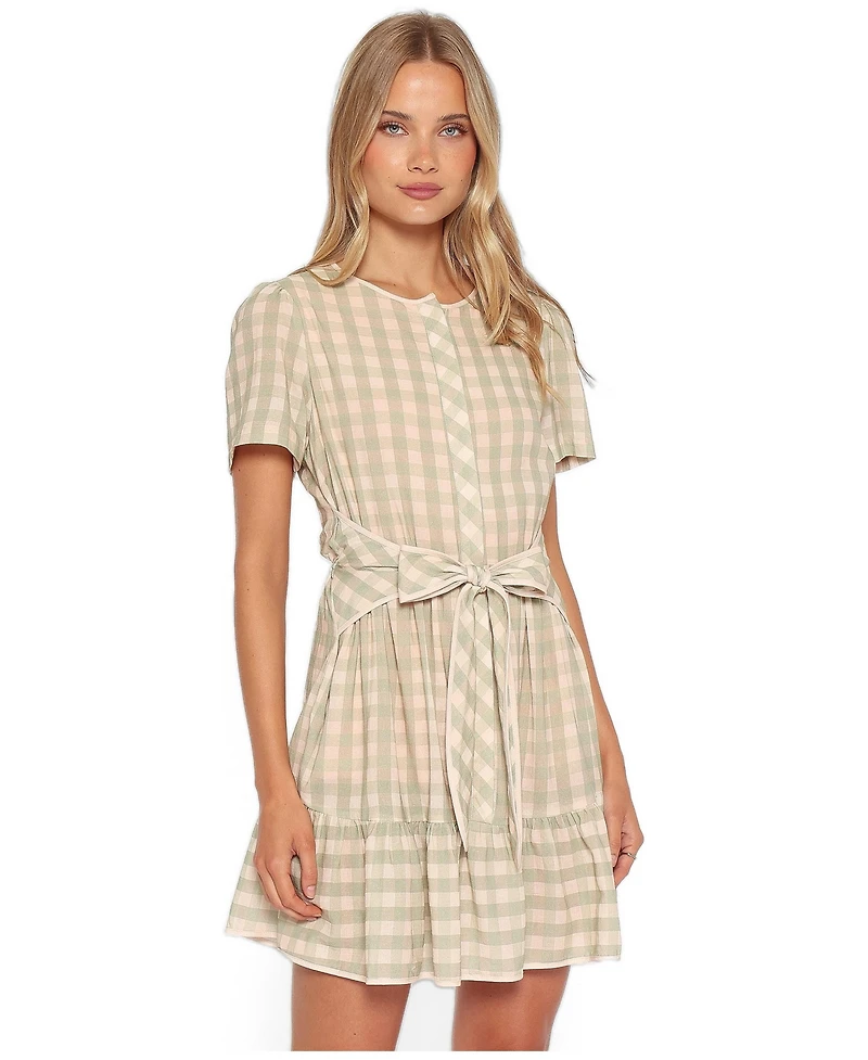 Petal and Pup Women's Lorry Tie Front Mini Dress