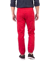 Level 7 Men's Vibes Collection Moto Slim-Straight Jogger Pants