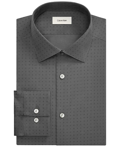 Calvin Klein Men's Performance Wrinkle Free Slim-Fit Dress Shirt