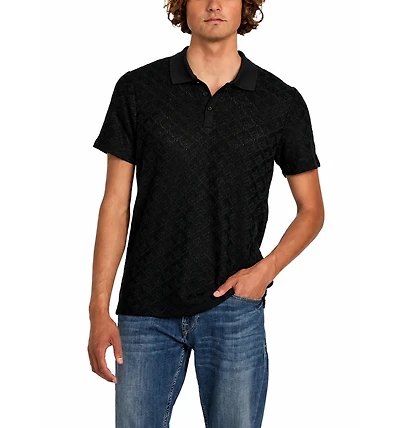 Guess Men's Knit Polo Shirt