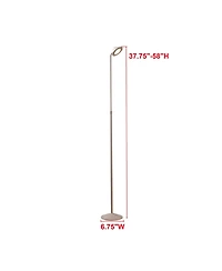Kings Brand Adjustable Reading Floor Lamp with Touch Control for Bedroom, Living Room, and Office