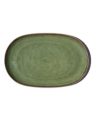 Abode Homewares Retreat Pottery 10.9" Melamine Oval Platter