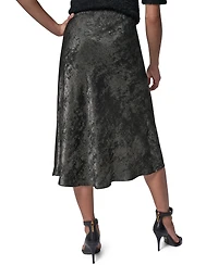 Donna Karan New York Women's A-Line Midi Foil Skirt