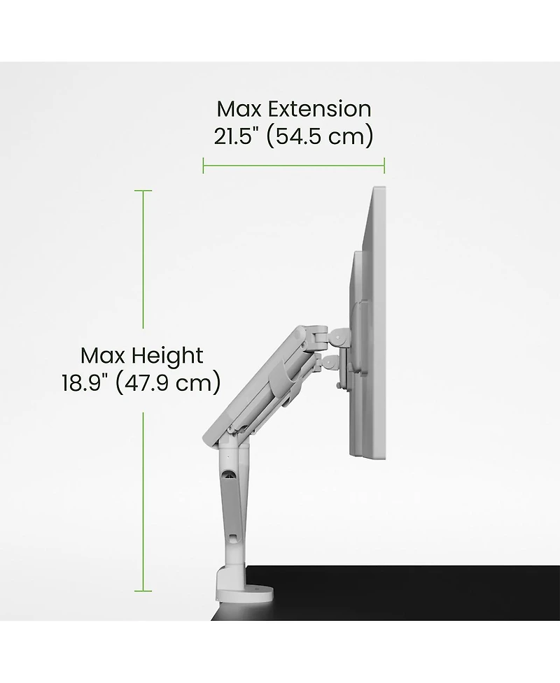 Kanto DM2 Dual Monitor Desktop Mount for 17" - 35" Displays