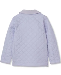 Lands' End Girls' 4-16 Water-Resistant Quilted Corduroy Collar Jacket