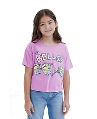 Minions Girls Boxy Drop Shoulder T-Shirt