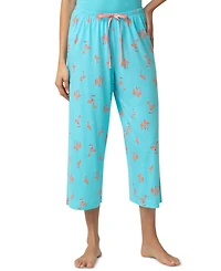 Hue Women's Printed Capri Mid-Rise Pants