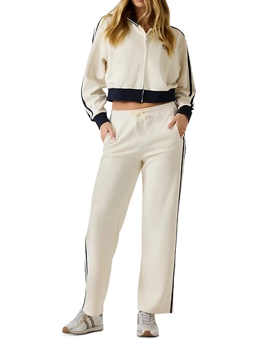 Guess Women's Hoshi Full-Zip Cropped Sweatshirt