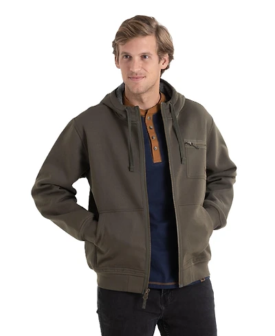 Legendary Whitetails Men's North Woods Berber-Lined Relaxed-Fit Full-Zip Hoodie