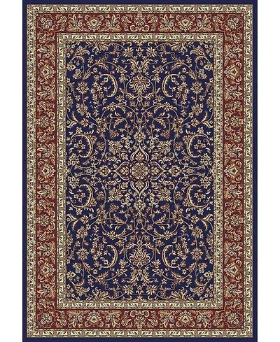 Closeout! Km Home 1318/1542/Navy Navelli Blue 7'9" x 11'6" Area Rug