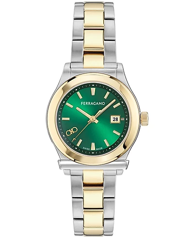 Ferragamo Women's Two-Tone Stainless Steel Bracelet Watch, 33mm