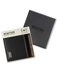 Kenneth Cole Reaction Men's Leather Nappa Rfid Extra-Capacity Slimfold Wallet