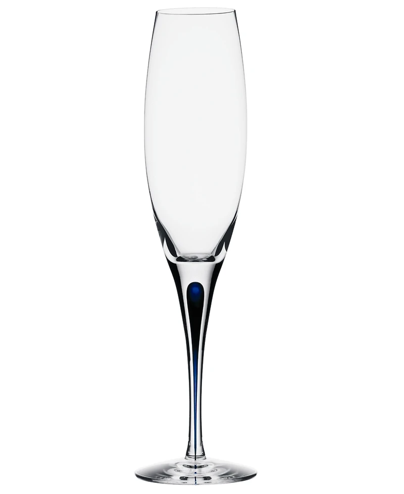 Orrefors Intermezzo Blue Set of 2 Flutes