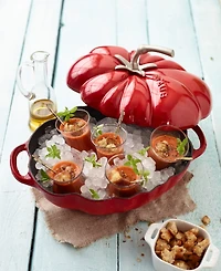 Staub Enameled Cast Iron 3-Qt. Tomato Dutch Oven