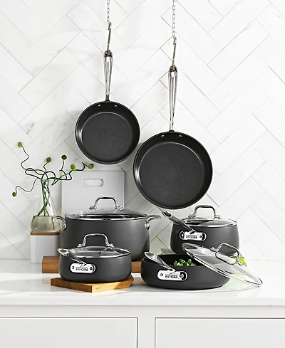 All-Clad, HA1 Hard Anodized Nonstick Cookware Set, 10 piece Set