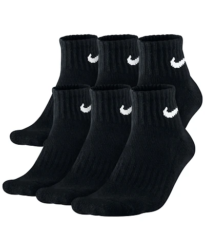 Nike Men's Cotton Quarter Socks 6-Pack