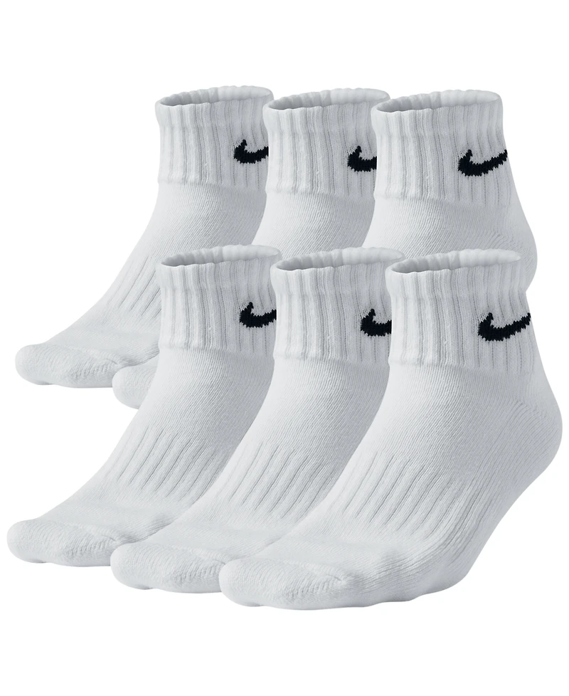 Nike Men's Cotton Quarter Socks 6-Pack