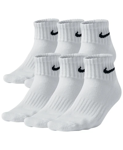 Nike Men's Cotton Quarter Socks 6-Pack
