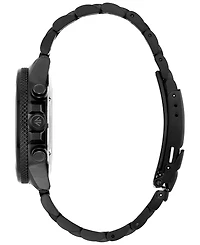 Citizen Men's Chronograph Eco-Drive Nighthawk Black Ion Plated Stainless Steel Bracelet Watch 43mm CA0295-58E