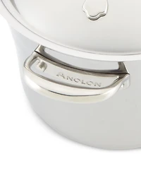 Anolon Nouvelle Copper Stainless Steel 6.5-Qt. Stockpot with Lid