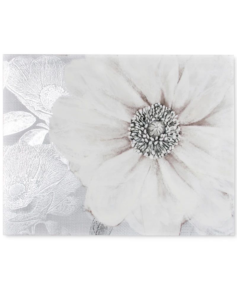 Graham & Brown Grey Bloom Canvas Print