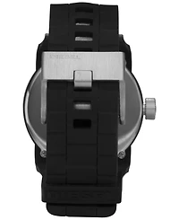 Diesel Unisex Black Silicone Strap Watch 44mm DZ1437