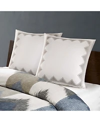 Ink+Ivy Isla Embroidered Cotton Sham, European