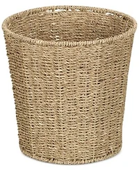 Household Essentials Seagrass Wicker Waste Basket