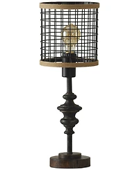 StyleCraft Cage Metal Table Lamp