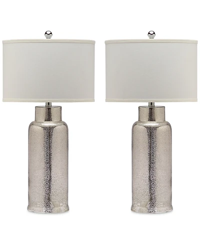 Safavieh Set of 2 Bottle Glass Table Lamps