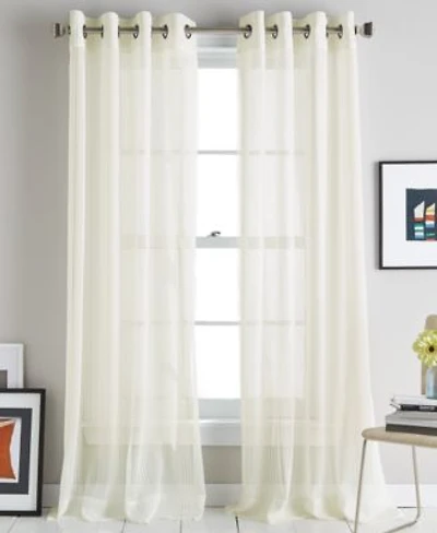 Dkny Soho Stripe Grommet Curtain Panels