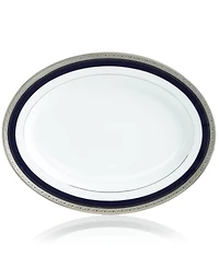 Noritake Crestwood Cobalt Platinum Oval Platter, 14''
