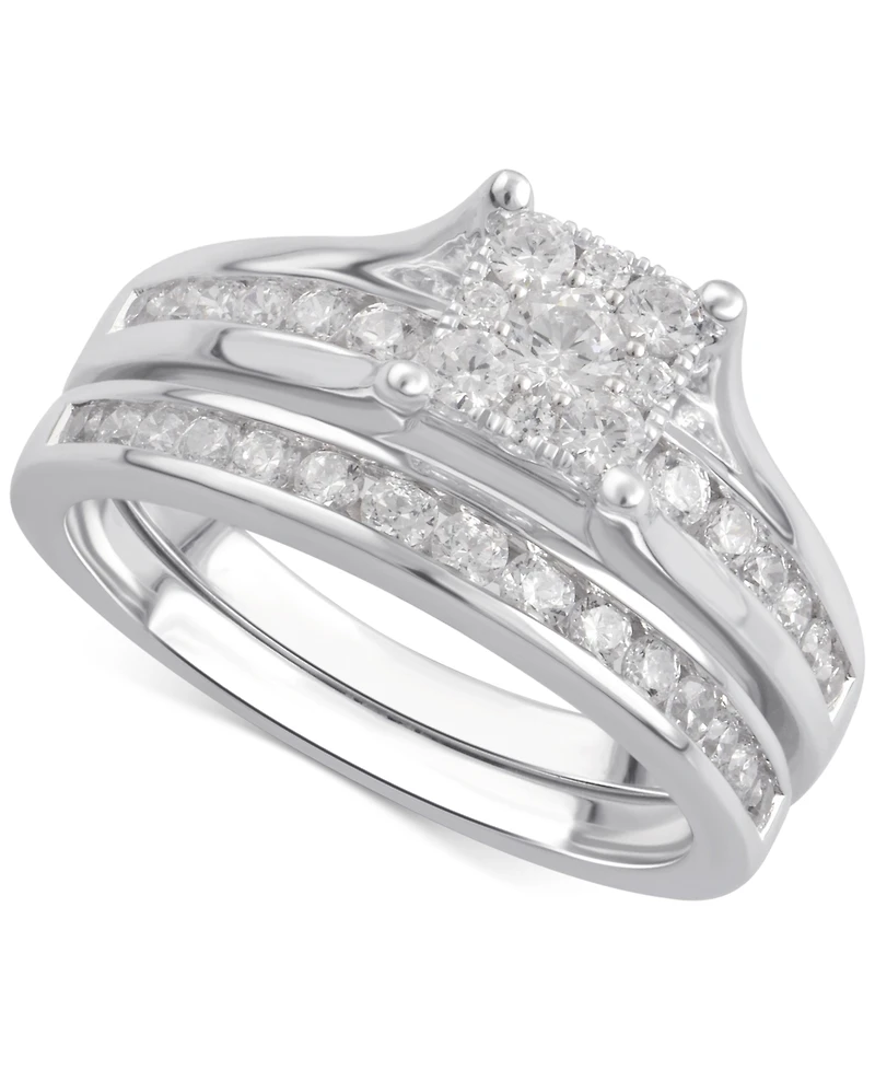 Diamond Bridal Channel Set (1 ct. t.w.) 14k White, Yellow or Rose Gold
