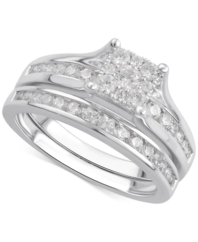 Diamond Bridal Channel Set (1 ct. t.w.) 14k White, Yellow or Rose Gold