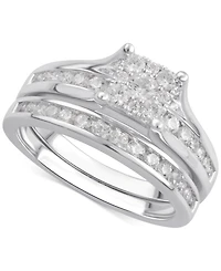 Diamond Bridal Channel Set (1 ct. t.w.) 14k White, Yellow or Rose Gold