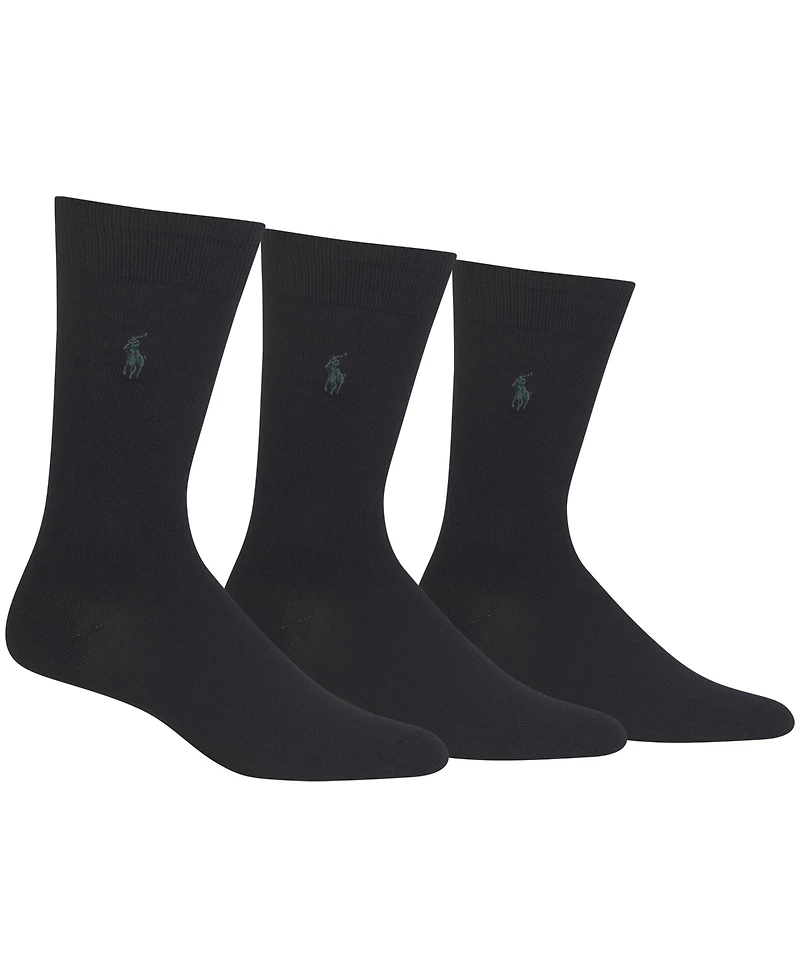 Polo Ralph Lauren Men's 3-Pk. Extended Supersoft Dress Socks