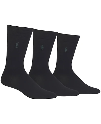 Polo Ralph Lauren Men's 3-Pk. Extended Supersoft Dress Socks