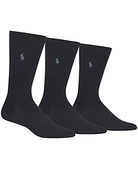 Polo Ralph Lauren Men's 3-Pk. Extended Size Supersoft Dress Socks