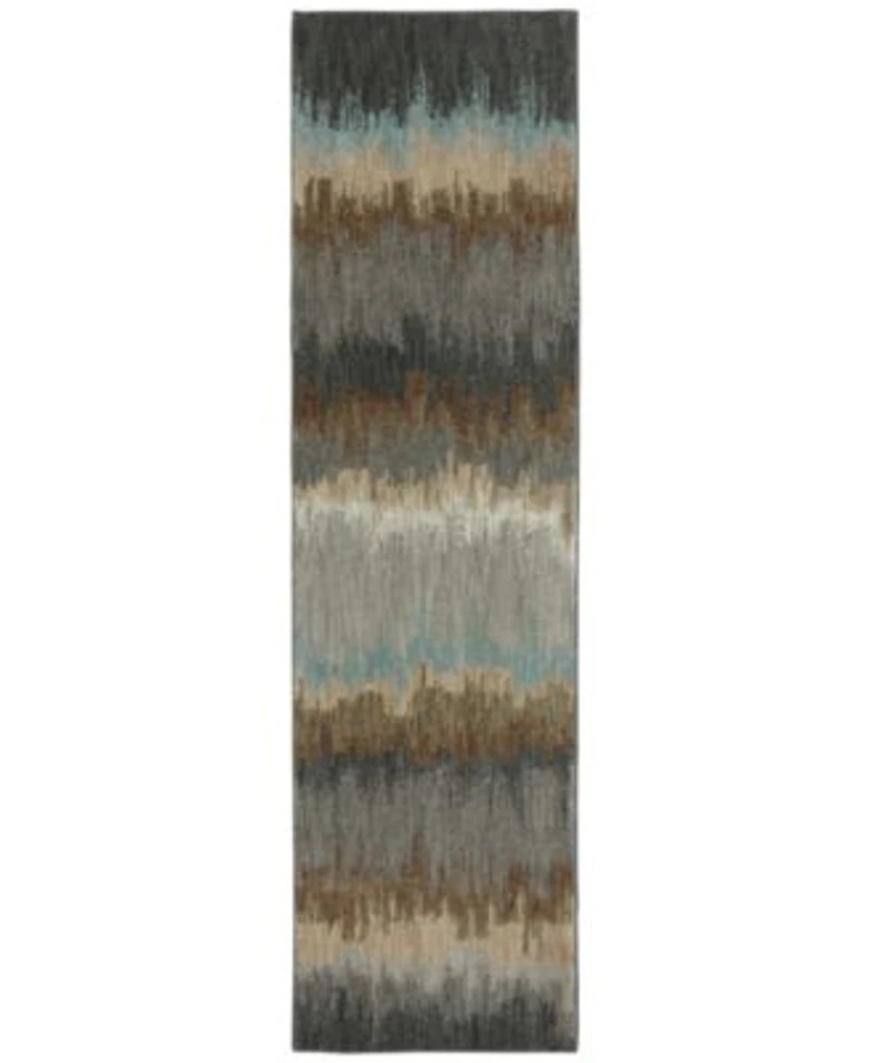 Closeout Karastan Euphoria Cashel Abyss Blue Area Rug Collection