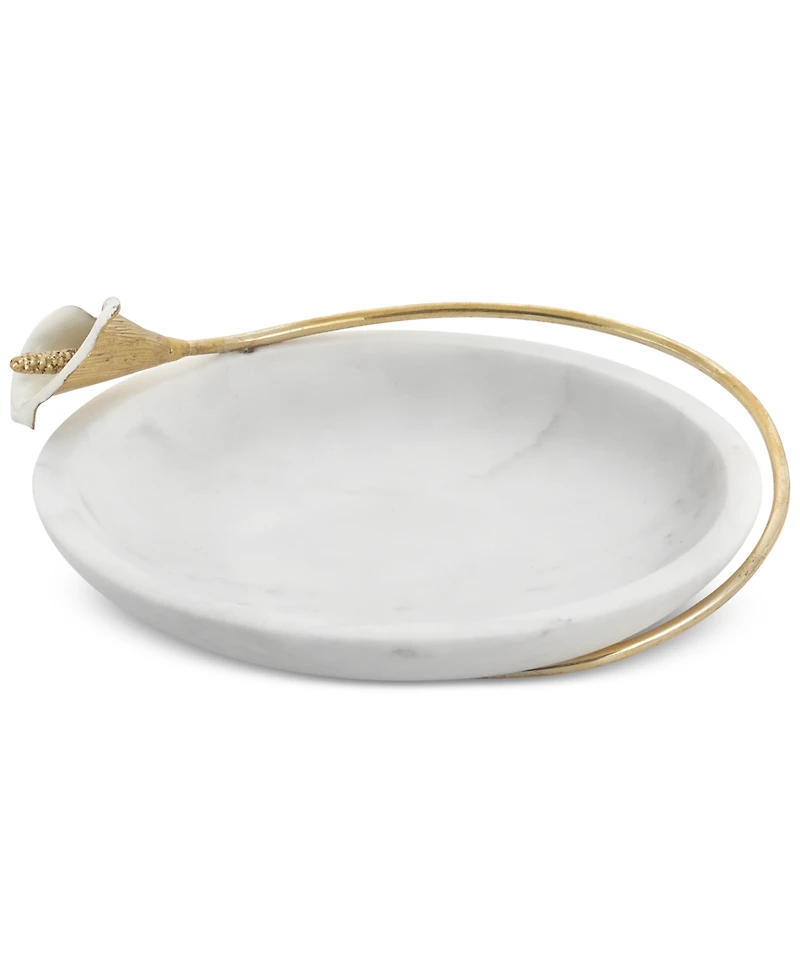 Michael Aram Calla Lily Marble Dish