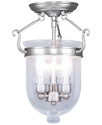 Livex Jefferson Semi Flush Light