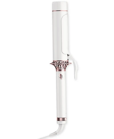 T3 BodyWaver 1.75" Professional Ceramic Styling Iron for Waves and Volume (White & Rose Gold)