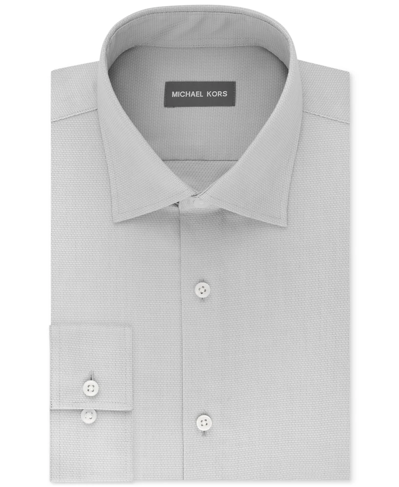 Michael Kors Men's Regular Fit Comfort Stretch Dress Shirt