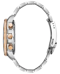 Bulova Men's Chronograph Marine Star Two-Tone Stainless Steel Bracelet Watch 45mm