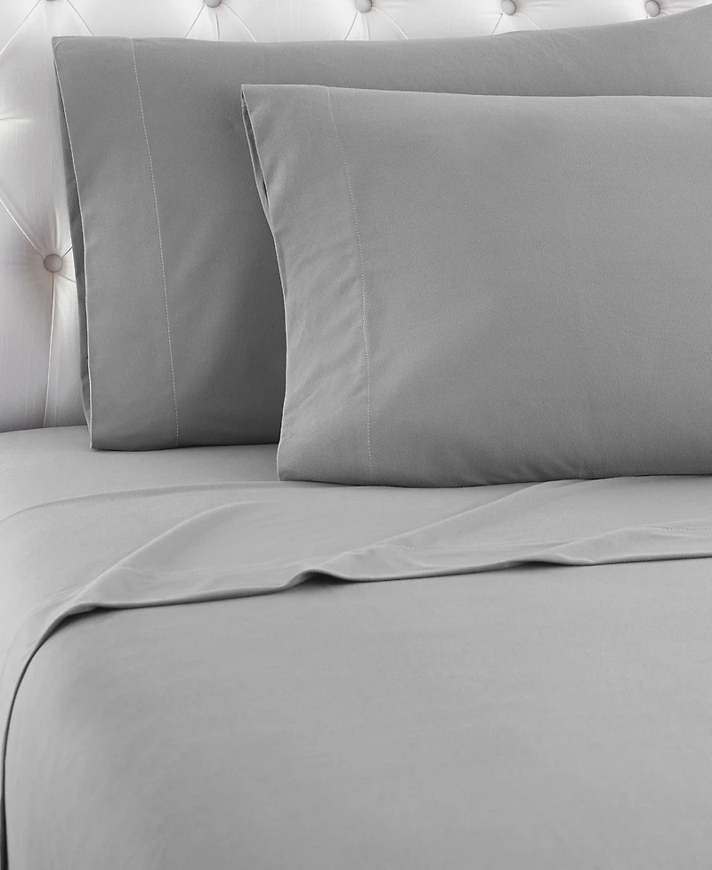 Shavel Micro Flannel Solid 4-pc Sheet Set, Full