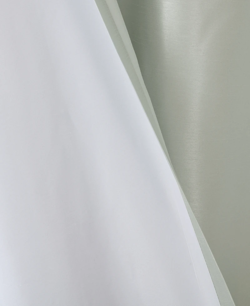 Madison Park Emilia Twist Tab Lined Window Curtain Panel, Single with Privacy Lining for Bedroom and Living Room, 108 inch length Curta