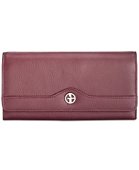 Giani Bernini Pebble Leather Receipt Wallet, Exclusively at Macy's