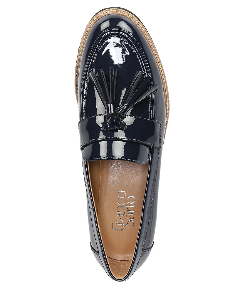 Franco Sarto Women's Carolynn Lug Sole Tassel Loafers