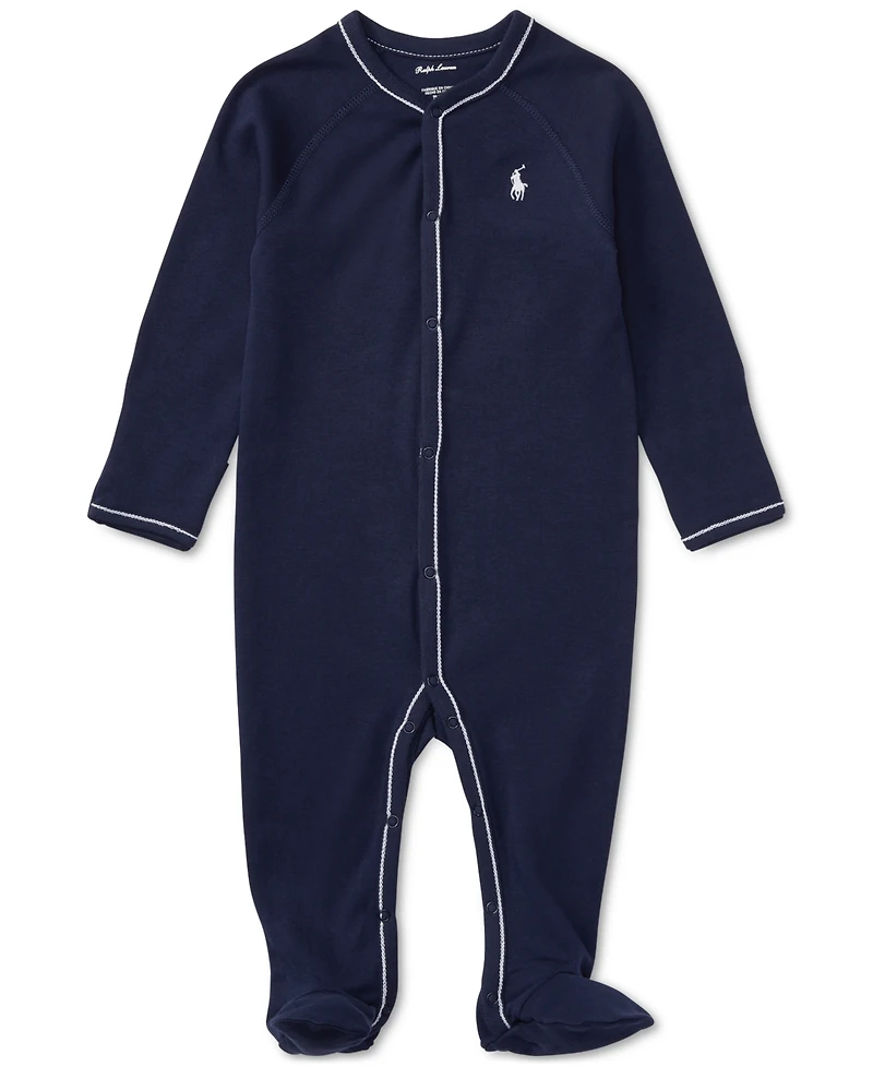 Polo Ralph Lauren Baby Boys Cotton Footed Coverall
